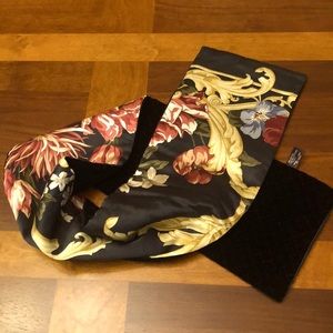 Silk Italian scarf, preowned 44x6.5 inches